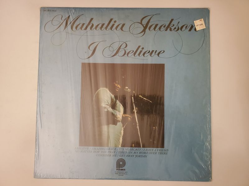 Mahalia Jackson I Believe vinyl record